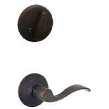 Schlage F59ACC716RH Handleset Interior Trim, 1 Grade, Mechanical Lock, Metal, Aged Bronze, Lever Handle, Residential