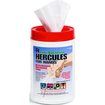 Hercules 45337 Pre-Moistened Towel, 12 in L, 10 in W