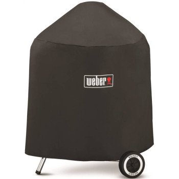 Weber 7150 Grill Cover, 30 in W, 30 in H, Polyester, Black