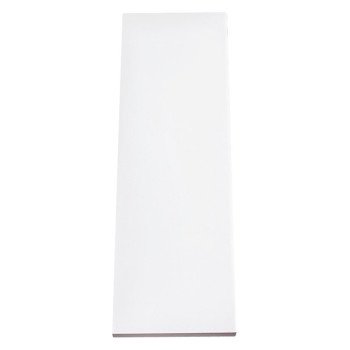 Knape & Vogt 1980 WH 8X24 Shelf Board, 24 in L, 8 in W, White, For: KV Standard/Bracket Shelving Systems