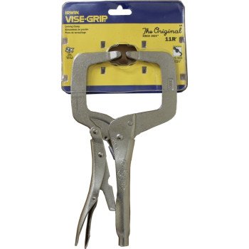 Irwin 19 C-Clamp, 4 in Max Opening Size, Steel Body