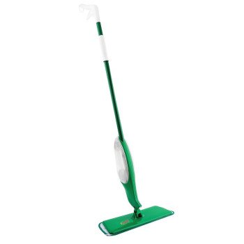 Libman Freedom Series 4002 Spray Mop, 18 oz Bottle, Microfiber Mop Head, Green Mop Head, 49 in L