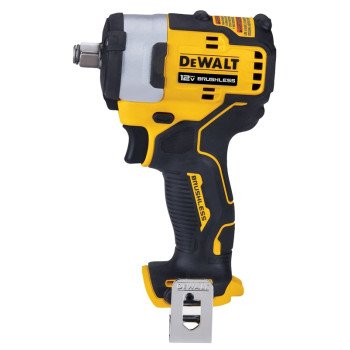 DEWALT XTREME Series DCF901B Cordless Impact Wrench, Tool Only, 12 V, 1/2 in Drive, Hog Ring Drive, 0 to 3250 IPM