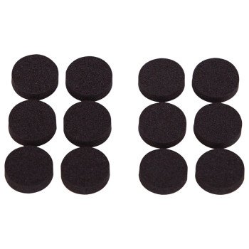 ProSource FE-50720-PS Furniture Pad, SBR, Black, 3/4 in Dia, 7/32 in Thick, Round