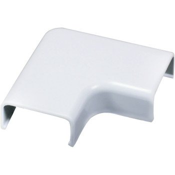 Wiremold C56 Wireway Elbow, Flat, Plastic, White