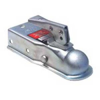 Dynaline 11160 Trailer Coupler, 3500 lb Towing, 2 in Trailer Ball, Steel