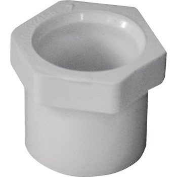 IPEX 435646 Reducing Bushing, 3/4 x 1/2 in, Spigot x Socket, PVC, SCH 40 Schedule