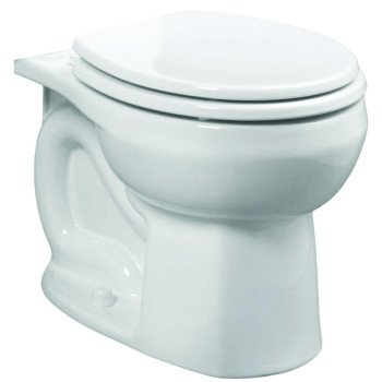 American Standard Colony 3251D.101.020 Flushometer Toilet Bowl, Round, 12 in Rough-In, Vitreous China, White