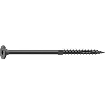 Camo 0366240 Structural Screw, 5/16 in Thread, 6 in L, Flat Head, Star Drive, Sharp Point, PROTECH Ultra 4 Coated, 10