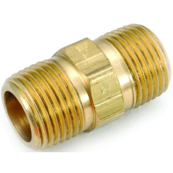 Anderson Metals 756122-12 Pipe Nipple, 3/4 in, MPT, Brass