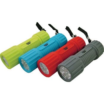 PowerZone FT-ORG18 Flashlight, AAA Battery, LED Lamp, 50 Lumens, 25 m Beam Distance, 12 hrs Run Time