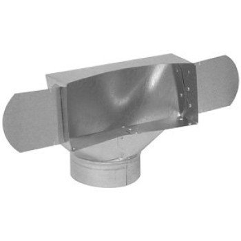 Imperial GV0645 Ceiling Boot, 4 in L, 10 in W, 5 in H, Steel, Galvanized