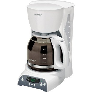 Mr. Coffee SKX20-RB Coffee Maker, 12 Cups Capacity, 900 W, White