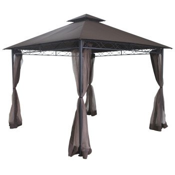 Seasonal Trends 59936 Avalon Gazebo, 10 ft W Exterior, 10 ft D Exterior, 10 ft H Exterior