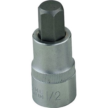 Vulcan 3506012013 Hex Bit Socket, 16 mm Tip, 1/2 in Drive, Chrome, 2-1/2 in OAL