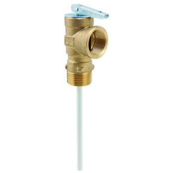 Watts 100XL-150 Relief Valve, 3/4 in, MNPT x FNPT, Brass Body