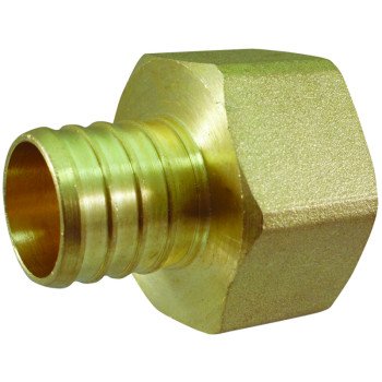 Apollo APXFA11 Pipe Adapter, 1 in, PEX x FPT, Brass, 200 psi Pressure