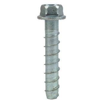 Simpson Strong-Tie Titen HD THD50300HF1 Heavy-Duty Screw Anchor, 1/2 in Dia, 3 in L, Carbon Steel, Zinc