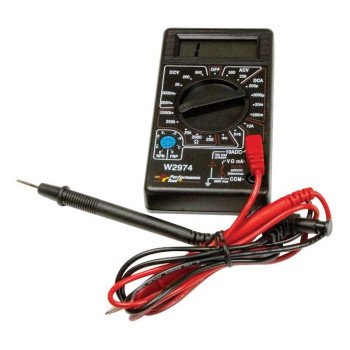 Wilmar W2974 Multimeter Tester, LCD, Digital Display