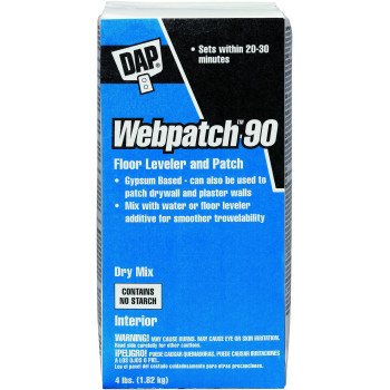 DAP Webpatch 90 Series 10314 Floor Leveler and Patch, Off-White, 4 lb Tub