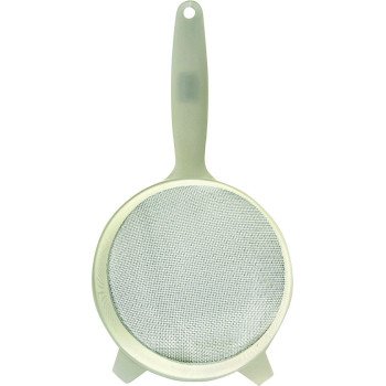 Norpro 2136 Strainer, Stainless Steel, 6 in Dia, Plastic Handle