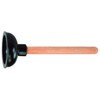 ProSource 8317-B Plunger, 10-5/8 In OAL, 4 in Cup, Short Handle