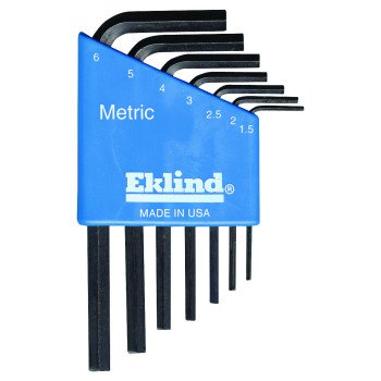 Eklind 10507 Hex Key Set, 7-Piece, Steel, Black