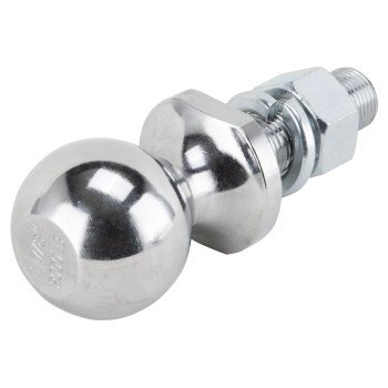 Vulcan TD-02 Hitch Ball, 1-7/8 in Dia Ball, 3/4 in Dia Shank, 2,000 lb Gross Towing