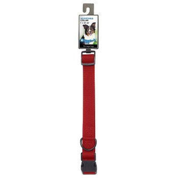 Digger's 2958001 Adjustable Collar, 18 to 26 in L Collar, 1 in W Collar, Red