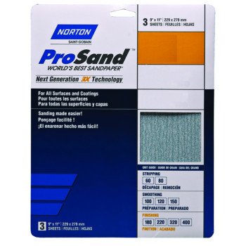 02624 9X11 3X GR320 SANDPAPER 