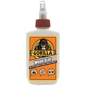 Gorilla 6202003 Wood Glue, Light Tan, 4 oz Bottle