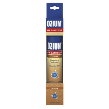 Ozium OZM-23 Air Freshener, 3.5 oz Aerosol Can, Vanilla