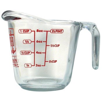 Anchor Hocking 551750L13 Measuring Cup, Glass, Clear