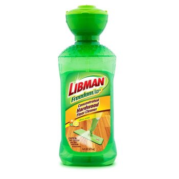 Libman Freedom Series 4007 Concentrated Hardwood Cleaner, 16 oz, PET Bottle, Liquid, Citrus, Clear