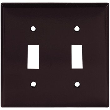 2139B-BOX BRWN SWITCH PLATE 2G