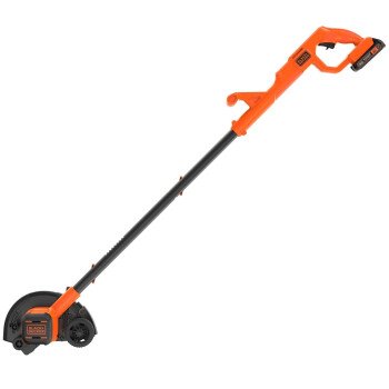 Black+Decker BCED400C1 Cordless Edger Kit, Battery Included, 20 V, 1.5 Ah, Lithium-Ion, 1-3/4 in D Cutting