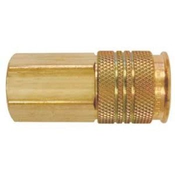 Topring 88.207 Coupler, 1/4 in, FNPT, Brass