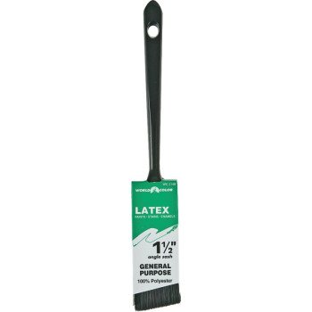 Linzer 2148-1.5 Paint Brush, 1-1/2 in W, 2-1/4 in L Bristle, Polyester Bristle, Sash Handle