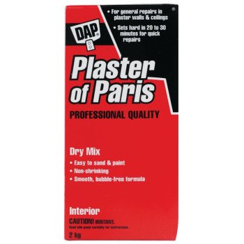 DAP 6011 Plaster of Paris, Powder, White, 2 kg Box