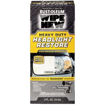 WIPE NEW 327489 Headlight Restore, Heavy-Duty