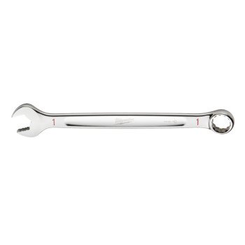 Milwaukee 45-96-9432 Combination Wrench, SAE, 1 in Head, 13.39 in L, 12-Point, Steel, Chrome, Ergonomic, I-Beam Handle