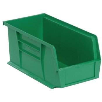 Quantum Storage Systems Ultra RQUS230GN-UPC Ultra Stack and Hang Bin, 35 lb, Polypropylene, Green, 10-7/8 in L