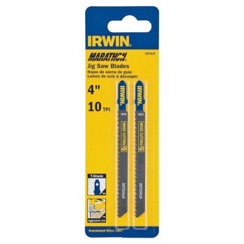 Irwin 3072410D Jig Saw Blade, 4 in L, 10 TPI