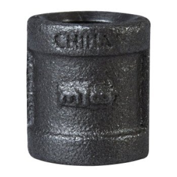 ProSource 3/8B Pipe Coupling, 3/8 in, FIP, Steel, SCH 40 Schedule, 300 psi Pressure