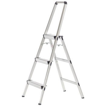 Xtend+Climb FT-3 Ultralight Step Stool, 32 in H, 3-Step, 225 lb, Aluminum