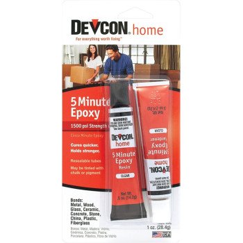 Devcon 20545 Epoxy Adhesive, Amber, Liquid, 0.5 oz, Tube