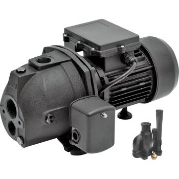 Superior Pump 94115 Jet Pump, 10/5 A, 115/230 V, 1 hp, 1-1/4 in Suction, 1 in Discharge Connection, 25 ft Max Head, Iron