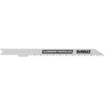 DeWALT DW3705-5 Jig Saw Blade, 1/4 in W, 8 TPI