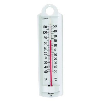 Taylor 5135 Thermometer, Analog, -60 to 120 deg F, Aluminum Casing