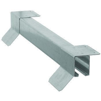 National Hardware N142-117 Box Rail, Steel, Galvanized, 10 ft L